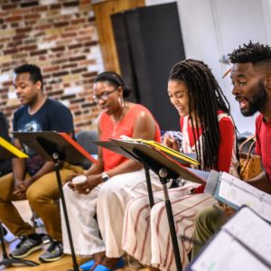 Meghan Swaby, Christopher Parker, Nadine Roden, Mercedes Morris and Daren A. Herbert. Photo by: Dahlia Katz