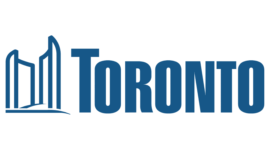 city of Toronto logo with the text, "Toronto"